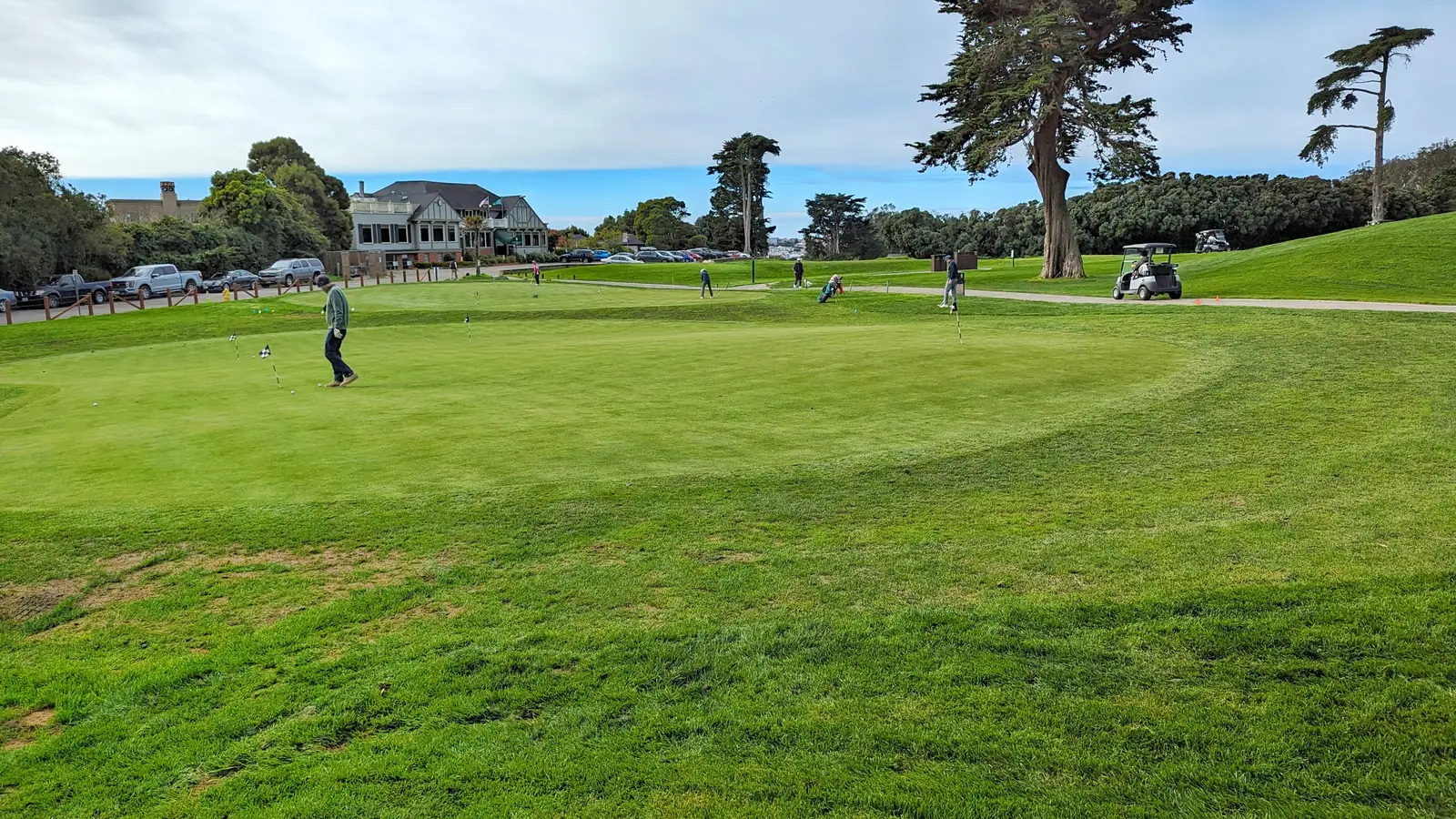 Golfbana i San Francisco för en golfresa till staden