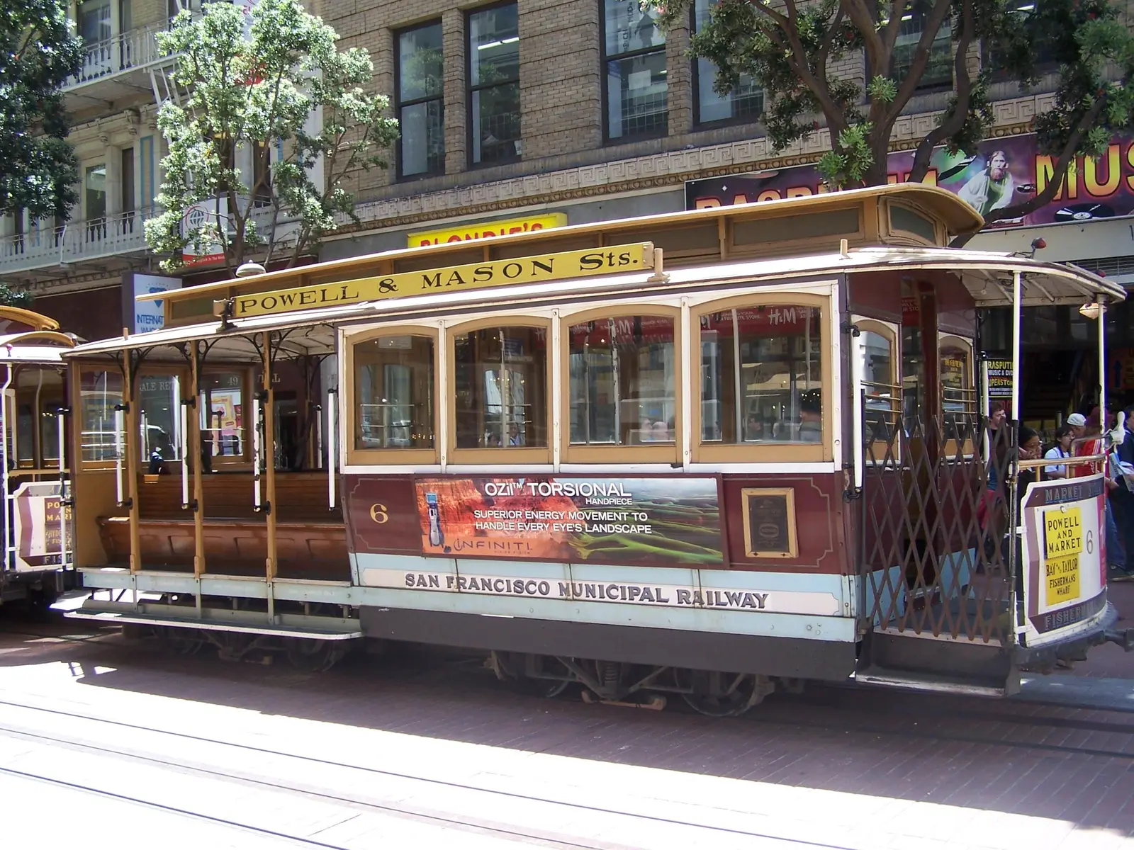 Cable car i San Francisco