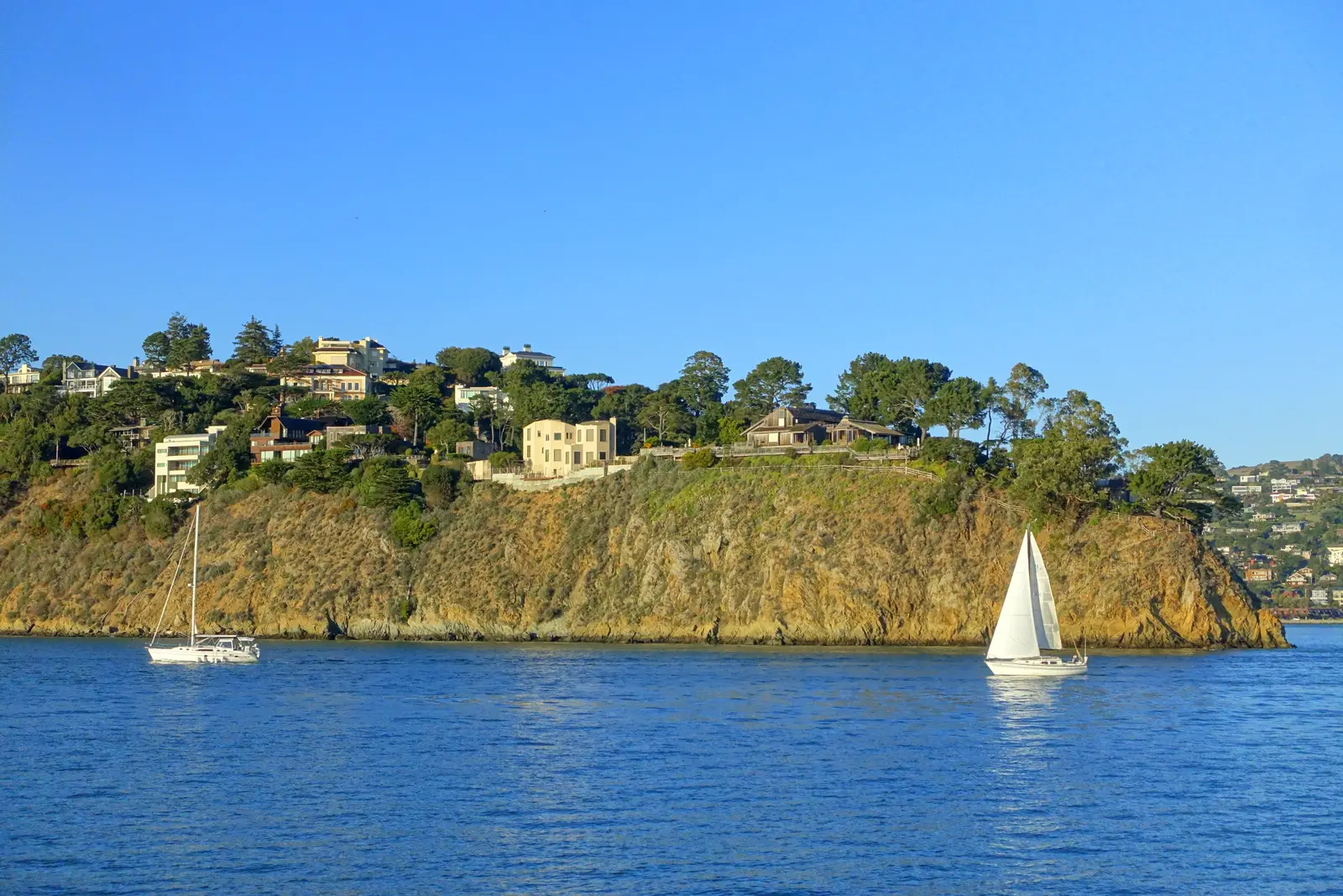 Waterfront i Sausalito, Kalifornien